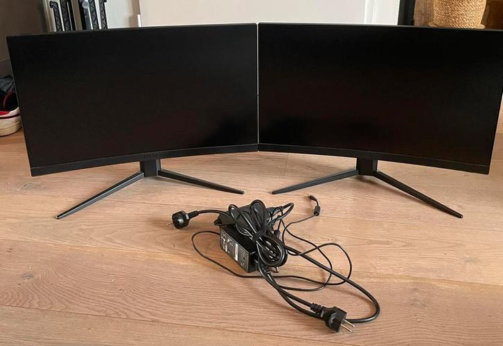 2x MSI G24C4 E2 24" 170Hz Curved Gaming Monitor, Computers en Software, Monitoren, Zo goed als nieuw, 151 t/m 200 Hz, HDMI, Gaming