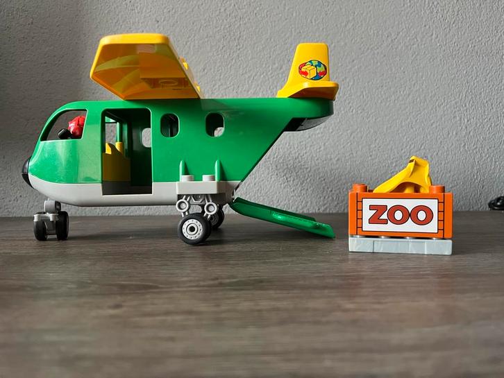 Duplo Vliegtuig & Zoo Set, Kinderen en Baby's, Speelgoed | Duplo en Lego, Zo goed als nieuw, Duplo, Complete set, Ophalen of Verzenden