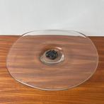OPRUIMING  glazen schaal met brons door Corry Ammerlaan, Antiek en Kunst, Kunst | Designobjecten, Ophalen of Verzenden