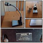Philips tafelmicrofoon, Muziek en Instrumenten, Microfoons, Ophalen of Verzenden, Gebruikt