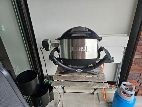 Weber Q1200 plus braadspit., Tuin en Terras, Elektrische barbecues, Gebruikt, Ophalen