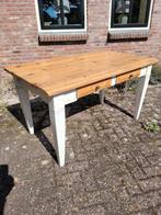 Vintage eettafel, Huis en Inrichting, Gebruikt, Vijf personen of meer, Rechthoekig, 50 tot 100 cm