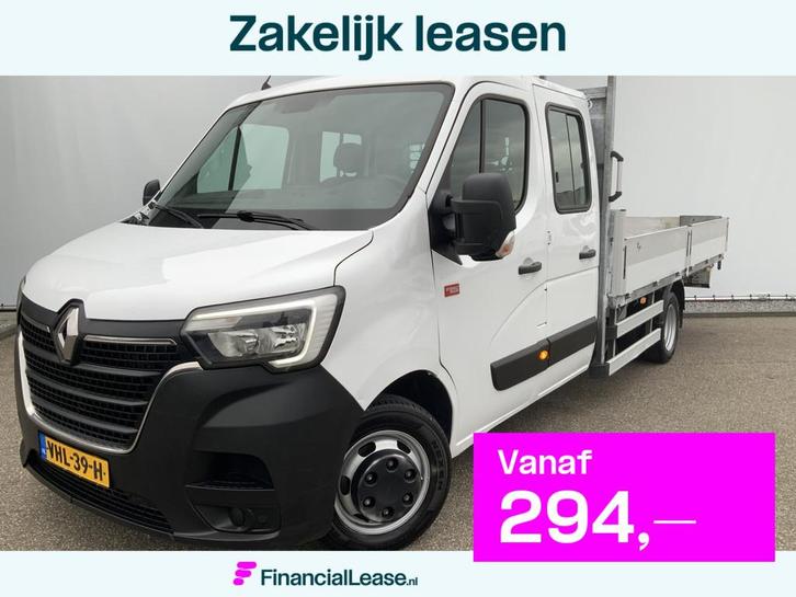 Renault Master T35 2.3 dCi 165 L4 Dub Cab PickUp Navi 6 Zits, Auto's, Renault, Bedrijf, Lease, Financial lease, Master, 4x4, ABS