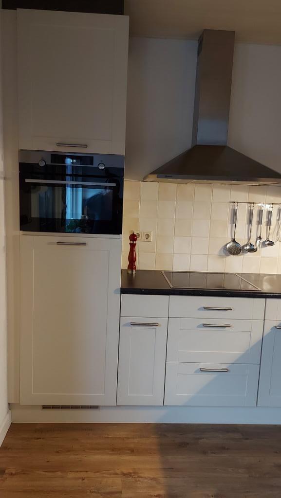 keuken te koop, Huis en Inrichting, Keuken | Complete keukens, Gebruikt, Overige typen, Crème, Kunststof, Ophalen