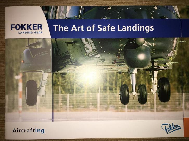 3x Fokker Stork brochures/folders: Landing Gear, Competitive, Verzamelen, Luchtvaart en Vliegtuigspotten, Zo goed als nieuw, Boek of Tijdschrift