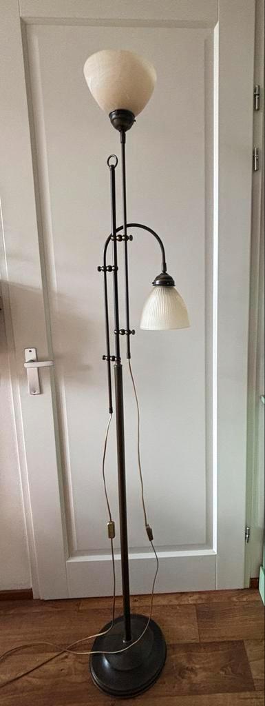 Vintage lampen 5 stuks, Huis en Inrichting, Lampen | Vloerlampen, Gebruikt, 150 tot 200 cm, Glas, Ophalen