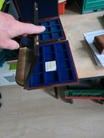 2x Houten Cassettes voor Munten - Zo Goed Als Nieuw, Ophalen of Verzenden, Verzamelmap