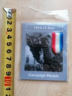 1914-1915 Star miniatuur, Ophalen of Verzenden, Landmacht, Engeland, Lintje, Medaille of Wings