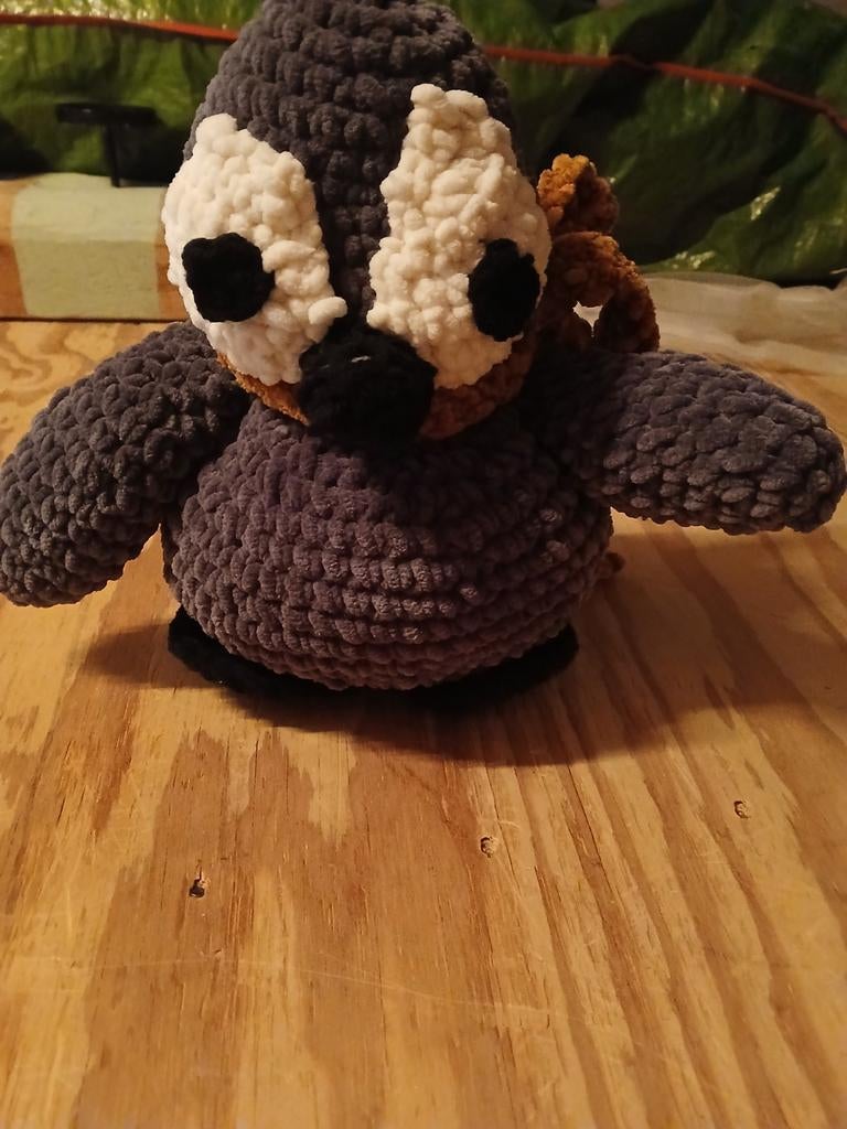 Handgemaakte Chenille Pinguïn Knuffel, Ophalen, Nieuw, Overige typen