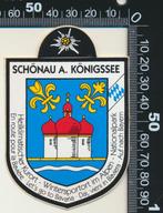 Sticker: Schonau am Konigssee (2), Ophalen of Verzenden, Zo goed als nieuw, Bedrijf of Vereniging