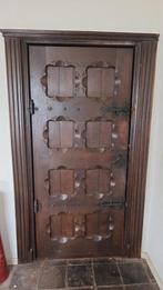 Antieke kerkdeur uit de Noordhoek kerk., Gebruikt, 200 cm of meer, Eikenhout, Ophalen of Verzenden