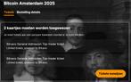 Bitcoin event Amsterdam, Tickets en Kaartjes, Overige Tickets en Kaartjes, Twee personen