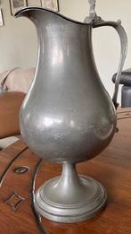 Mooie Grote Tinnen Water-Wijn Schenkkan Vaartkerk nr 30 jdu, Verzamelen, Religie, Ophalen of Verzenden, Gebruikt, Overige typen