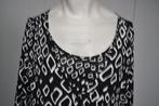 BT82 Inizia Jurk Zwart Wit maat L, Ophalen of Verzenden, Zo goed als nieuw, Zwart, Jurk