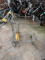 Aangeboden 10x winkelwagen, magazijnwagen, plateaukar, Doe-het-zelf en Verbouw, 100 liter of meer, Ophalen, Gebruikt, Transportkar