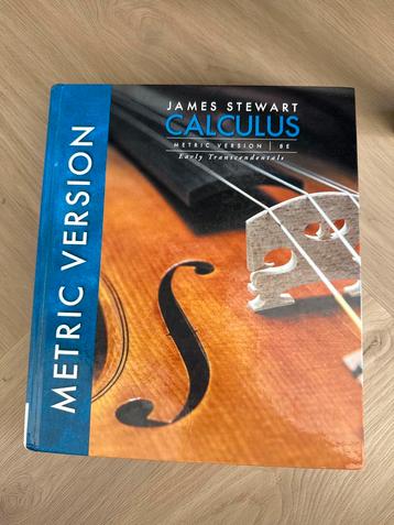 Calculus James Stewart - Metric Version 8e beschikbaar voor biedingen