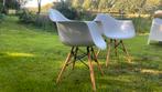 Kuip stoelen, Huis en Inrichting, Kunststof, Gebruikt, Twee, Wit