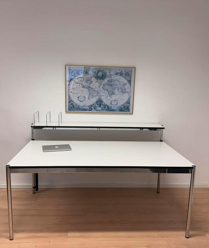 USM Haller table 175 x 100 cm in white (officially Perlgrau), Huizen en Kamers, Kamers te huur