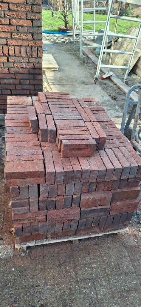 1200 Metselbakstenen Engels Waalformaat te koop, Doe-het-zelf en Verbouw, Metselstenen, Nieuw, Bakstenen, Ophalen of Verzenden
