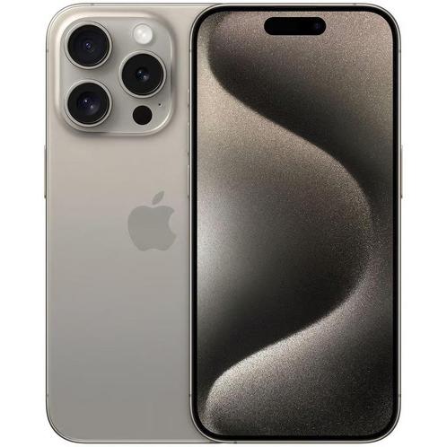 iPhone 15 Pro 128GB - Naturel Titanium - Simlockvrij, Telecommunicatie, Mobiele telefoons | Apple iPhone, Zo goed als nieuw, 128 GB