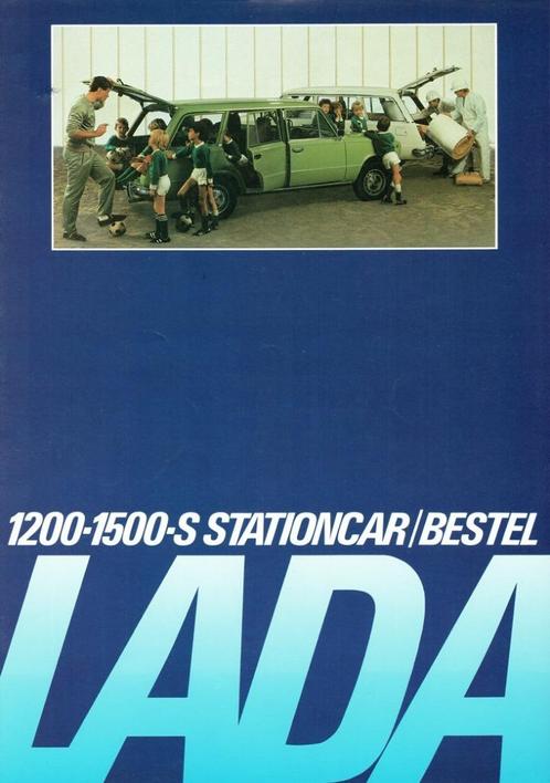 Folder Lada 1200 en 1500-S Stationcar / Bestel (ca.1983), Boeken, Auto's | Folders en Tijdschriften, Gelezen, Overige merken, Verzenden