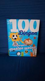 Boek; 100 dingen die jongens moeten weten., Boeken, Ophalen, Zo goed als nieuw, Non-fictie