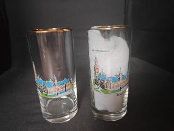 2 Madurodam Bierglazen - Het Vredespaleis beschikbaar voor biedingen