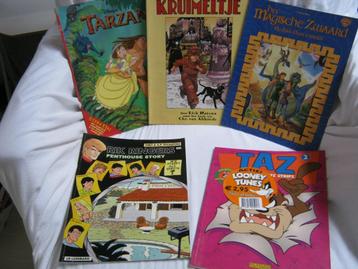 Diverse soorten stripboeken beschikbaar voor biedingen