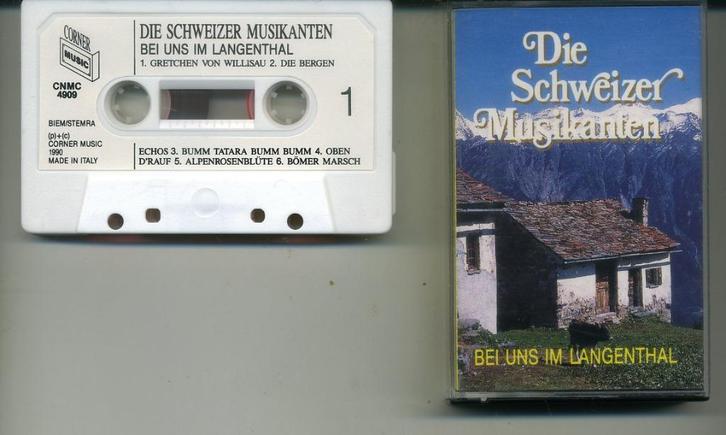 Die Schweizer Musikanten – Bei Uns Im Langenthal 11 nrs ZGAN, Cd's en Dvd's, Cassettebandjes, Zo goed als nieuw, Origineel, Pop