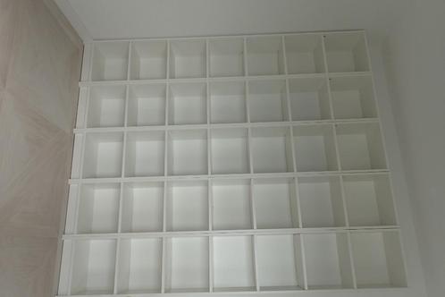 5 IKEA Billy boekenkasten smal wit met bovendeel, Huis en Inrichting, Kasten | Boekenkasten, Gebruikt, Minder dan 50 cm, 200 cm of meer