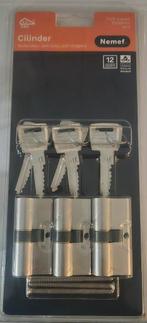 Cilindersloten Nemef 3 stuks, Ophalen of Verzenden, Nieuw
