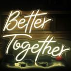 Led bord sign better together bruiloft decoratie, Ophalen of Verzenden, Nieuw, Versiering, Geboorte of Huwelijk