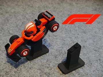 Displaystandaard voor F1 mini LEGO racewagens beschikbaar voor biedingen