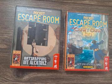2x Pocket Escape Room: Alcatraz & Pirateneiland beschikbaar voor biedingen