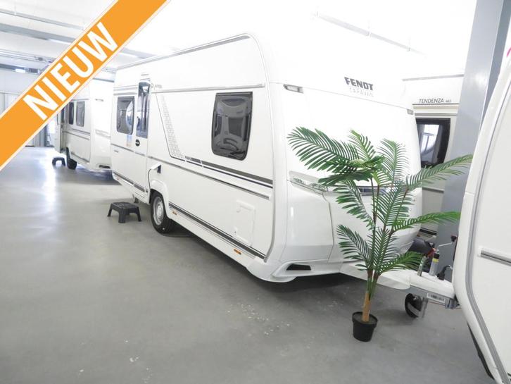 Fendt Bianco Selection 465 SFB, Caravans en Kamperen, Caravans, tot en met 4, 1250 - 1500 kg, Rondzit, Fendt, Frans bed, Overige typen