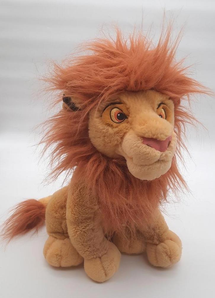 Lion King Volwassen Simba knuffel ca. 35cm hoog, Verzamelen, Disney, Gebruikt, Knuffel, Leeuwenkoning of Jungle Boek, Ophalen of Verzenden