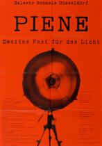 Poster Otto Piene Zweites Fest fur das Licht Dusseldorf, Verzamelen, Posters, Ophalen of Verzenden, Gebruikt, Rechthoekig Staand