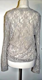 Graumann beige/grijze kanten katoenen top, maat M, Maat 38/40 (M), Graumann, Verzenden, Beige