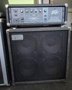 Peavey Century 200H amp + Session BC-100  4x10 inch box, Ophalen, Gebruikt