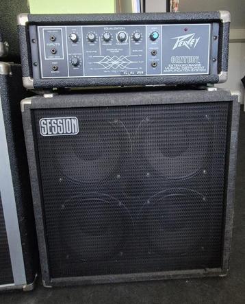 Peavey Century 200H amp + Session BC-100  4x10 inch box beschikbaar voor biedingen