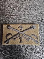 1960s US Army 4th Cavalry Regiment Officer Subdued Collar In, Ophalen of Verzenden, Landmacht, Amerika, Embleem of Badge