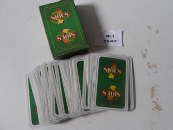 Sjoes bier speelkaarten (nr.1) 55-krt. beschikbaar voor biedingen