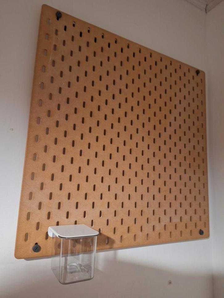 Ikea Skadis bord met accessoires, Huis en Inrichting, Woonaccessoires | Memoborden, Gebruikt, Overige typen, Ophalen