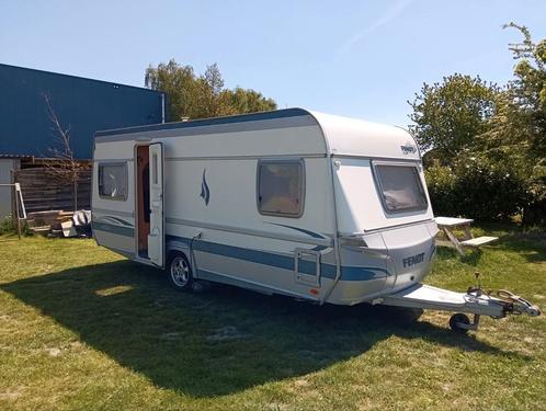Fendt topas 510 TFB, Caravans en Kamperen, Caravans, Particulier, tot en met 4, 1000 - 1250 kg, Rondzit, Fendt, Vast bed, 5 tot 6 meter