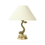 Klassieke Tafellamp Vis Dolfijn Messing Onyx Marmer, Ophalen of Verzenden, Gebruikt, Minder dan 50 cm