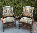 2 kasteel stoelen, Antiek en Kunst, Antiek | Meubels | Stoelen en Banken, Ophalen of Verzenden