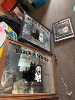 Black & White Whiskey 2x  reclame spiegel en groot blik, Verzamelen, Merken en Reclamevoorwerpen, Ophalen, Zo goed als nieuw, Reclamebord