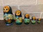 Houten handbeschilderde matroesjka (181125s), Verzamelen, Poppetjes en Figuurtjes, Ophalen of Verzenden