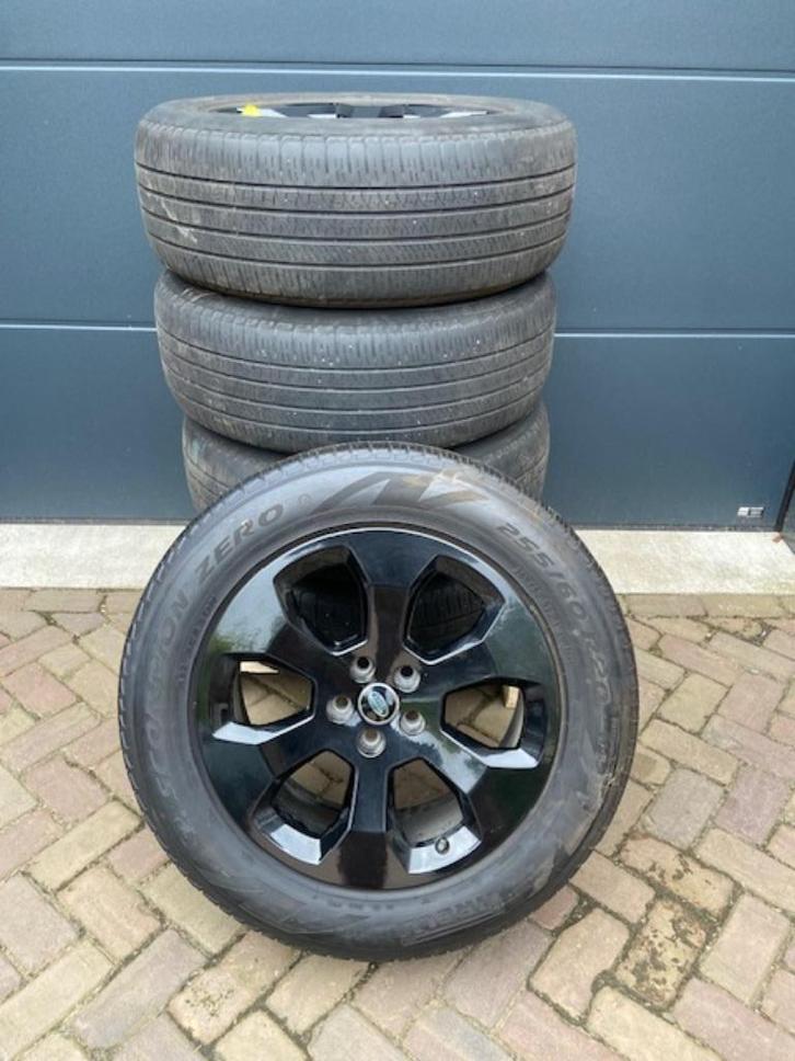 KOOPJE 5 Black Land Rover Defender velgen+banden 20 inch !!, Auto-onderdelen, Banden en Velgen, Banden en Velgen, Zomerbanden