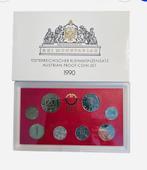 Muntset Oostenrijk 1990 proof, Verzenden, Oostenrijk